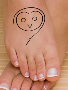 

Minimalist owl tattoo