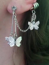 Pendiente de cartílago falso para hombre y mujer, juego de 12 unidades de Arete de hojas de oro sin perforación, Clips para las orejas, joyería