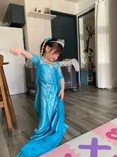 Vestido de Halloween para niña, ropa de invierno de manga larga, vestido de fiesta para Cosplay, disfraz de princesa de Navidad