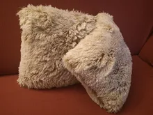 Pillowcase Cover Sofa-Decorative Bedroom Soft-Fur Plush Living-Room 43x43cm New