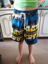 PPXX-traje a juego para niños y adolescentes, pantalones cortos de playa de secado rápido, traje de baño de talla grande