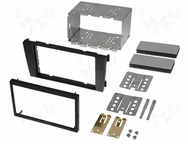 Переходная рамка Intro RAU6-03 для Audi A6 02+, Allroad 2DIN(салазки