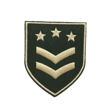 Военный вышитый значок, армейские нашивки от производителя, железная подложка, высота 3,0 дюйма, можно сделать как ваш логотип
