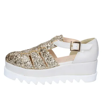 

OLGA rubies woman sandals glitter silver