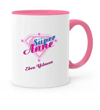

Personalized Super Mom Pink Mug Cup-2