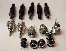 5 set/lot DC 5.5*2.1 5.5*2.5 Connector 30V 5A DC Power Plug Female Interface Mount Socket