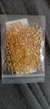 Anilla de Metal de rodio dorado de 3-16mm, 50-200 Uds., anilla de engarce abierta trabillas individuales, anillos abiertos, suministros para joyería DIY, accesorios hechos a mano