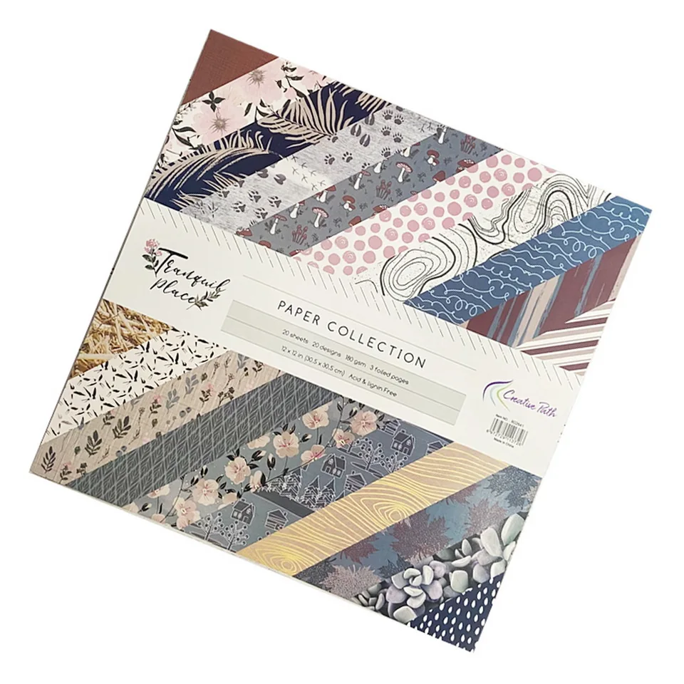 スクラップブッキング用品大容量！！ クリエイティブパス-スクラップブッキングペーパー、305x305mm