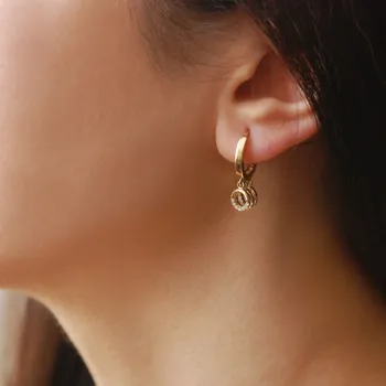 

Dangle Gold Earrings 05-240-14KP4794