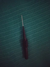Aguja de perforación de aislamiento, multímetro no destructivo, sondas de prueba, rojo/Negro, 30V-60V, para enchufe de plátano, 2 uds.