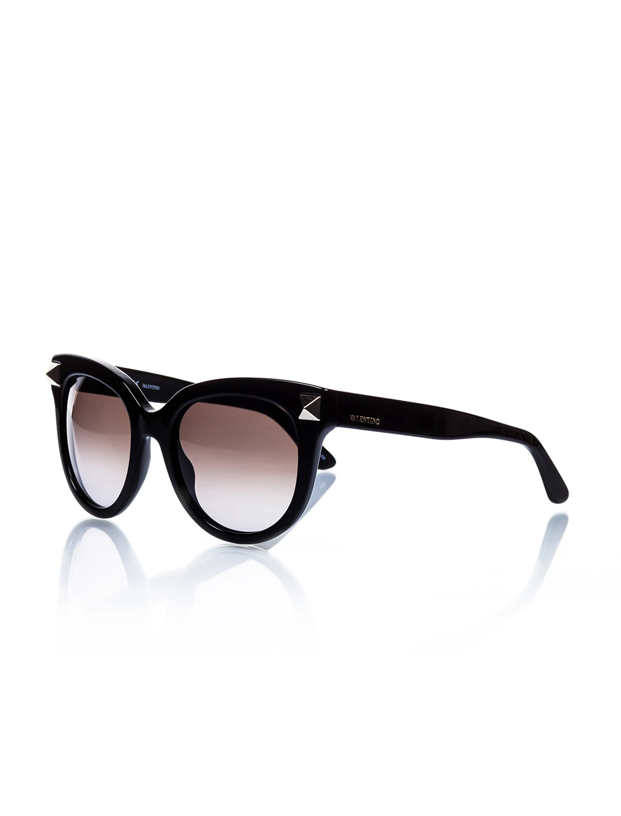 

Women's sunglasses val 658 001 bone black organic butterfly cat eye 58-16-135 valentino