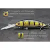 wLure 4g 7.6cm 2-3 Meter Diving Lightweight Deep Minnow Crankbait Slow Floating Bait for Carp Fishing Size 8 Hooks M514 ► Photo 2/6