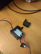 Taladro eléctrico a prueba de polvo, Control de velocidad, botón pulsador, interruptor de gatillo DC 7,2-24V, caliente