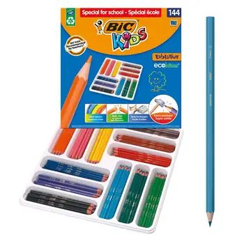 

BIC Kids Evolution Triangle-pack 144 Colorful paints