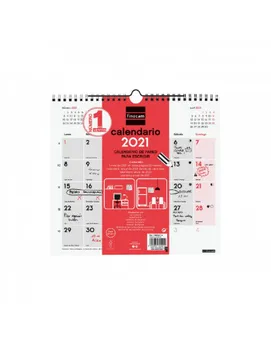 

Annual calendar Wall Writing M 2021EU +