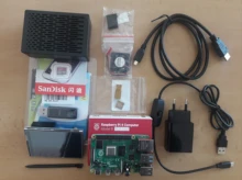 PI Case Power-Adapter In-Stock 4-Model 4b:-Heat-Sink 4GB 8GB 4GB/8GB-KIT