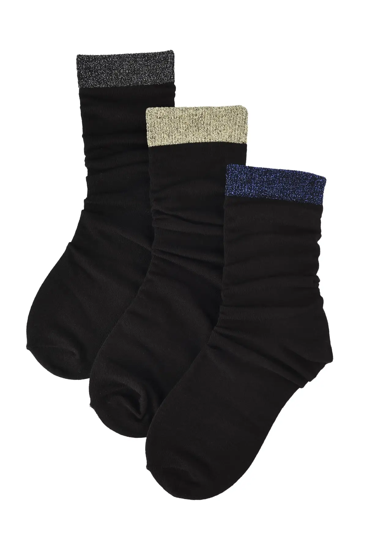 Trendyol 3'l du Lurexli вязаные носки TWOAW20CO0053