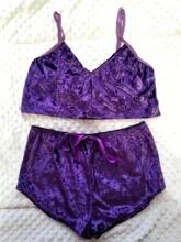Conjunto de pijama Sexy para mujer, ropa de dormir de terciopelo con tirantes finos, Conjunto de pijama con pantalón corto, suave, 2 uds.