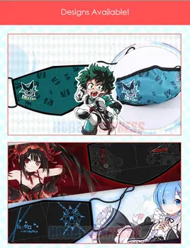 

Hobby Express BNHA DAL KNY Re: Zero Anime Protection Dust Cover Shield with PM 2.5 Filter ADP002