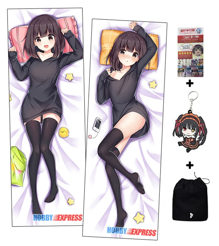 Хобби Экспресс Dakimakura японский Otaku Waifu обнимает тело наволочка Menhera-chan - Цвет: H3801A