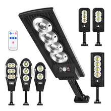 

LED Solar Lights Outdoor Street Light 3 Modes Motion Sensor with Remote Control Waterproof Wall Lamps for Garden Parking Lot