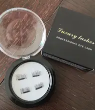 YSDO-pestañas magnéticas de visón, 1 par, pelo Natural, 3D, 100%