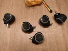 Hardware Caster Wheels Furniture Swivel-Rollers Replacement Office-Chair 50kg-Wheel NAIERDI