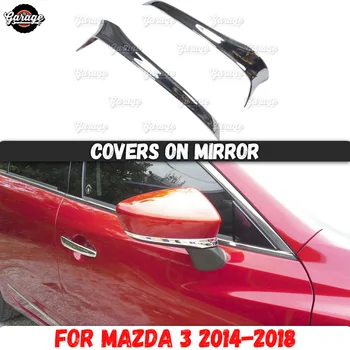

Covers on mirror case for Mazda 3 2014-2018 ABS plastic molding 1 set / 2 pcs decoration car styling