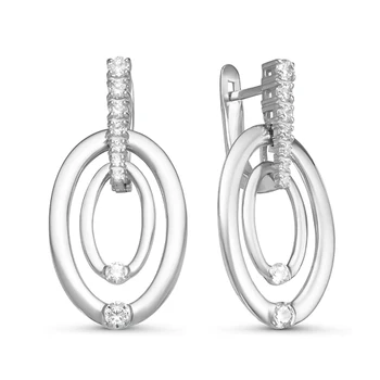 

Earrings with cubic zirkonia
