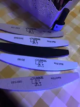 5 unids/lote uñas de Color de la mezcla Limas/80/100/150/180/240 Grit Archivo de papel de lija de Cuticle Remover amortiguadores de herramienta de la manicura Set