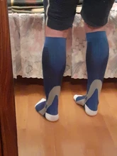 Calcetines deportivos cómodos para hombre y mujer, medias unisex de 20 a 30 mm, ideales para ciclismo, correr, maratón, fútbol, venas varicosas