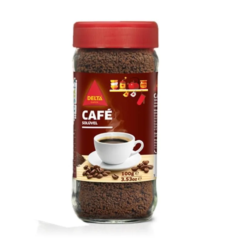 Delta Soluble coffee, jar with 100g afbeelding
