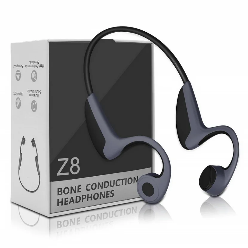 /50 шт. оригинальные новые наушники Z8 Bluetooth 5,0 костная проводимость гарнитуры Беспроводные спортивные наушники гарнитура