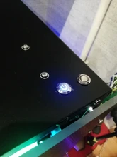 Botón de bloqueo momentáneo, pulsador fijo de cabeza plana de 12mm, 3V, 5V, 9V, 12V, 24V, 220V, resistente al agua, LED, de metal