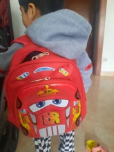 Disney coche chico de dibujos animados bolsa para la escuela de los niños kindergarten mochila niños niñas de almacenamiento de viaje bolso
