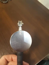 Lente de detección telescópica para coche, espejo redondo de inspección, herramienta de reparación 360, 50mm, 1 ud.