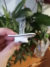 Chupete Dummy de Panda para pezón de bebé, chupete de silicona de grado alimenticio de PP, pezones de ortodoncia para niño pequeño con anillo, mordedor para bebé