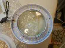 Lámpara de escritorio de lupa plegable profesional, luz LED de lectura con tres modos de atenuación, fuente de alimentación USB, 5 aumentos