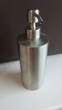 Soap-Dispenser Pump-Bottle Detergent Round-Shampoo Foam Stainless-Steel Bathroom Kitchen