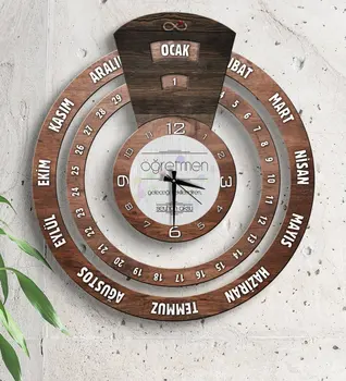 

Personalized Teacher Means Infinite Mayan Calendar Wall Clock-1