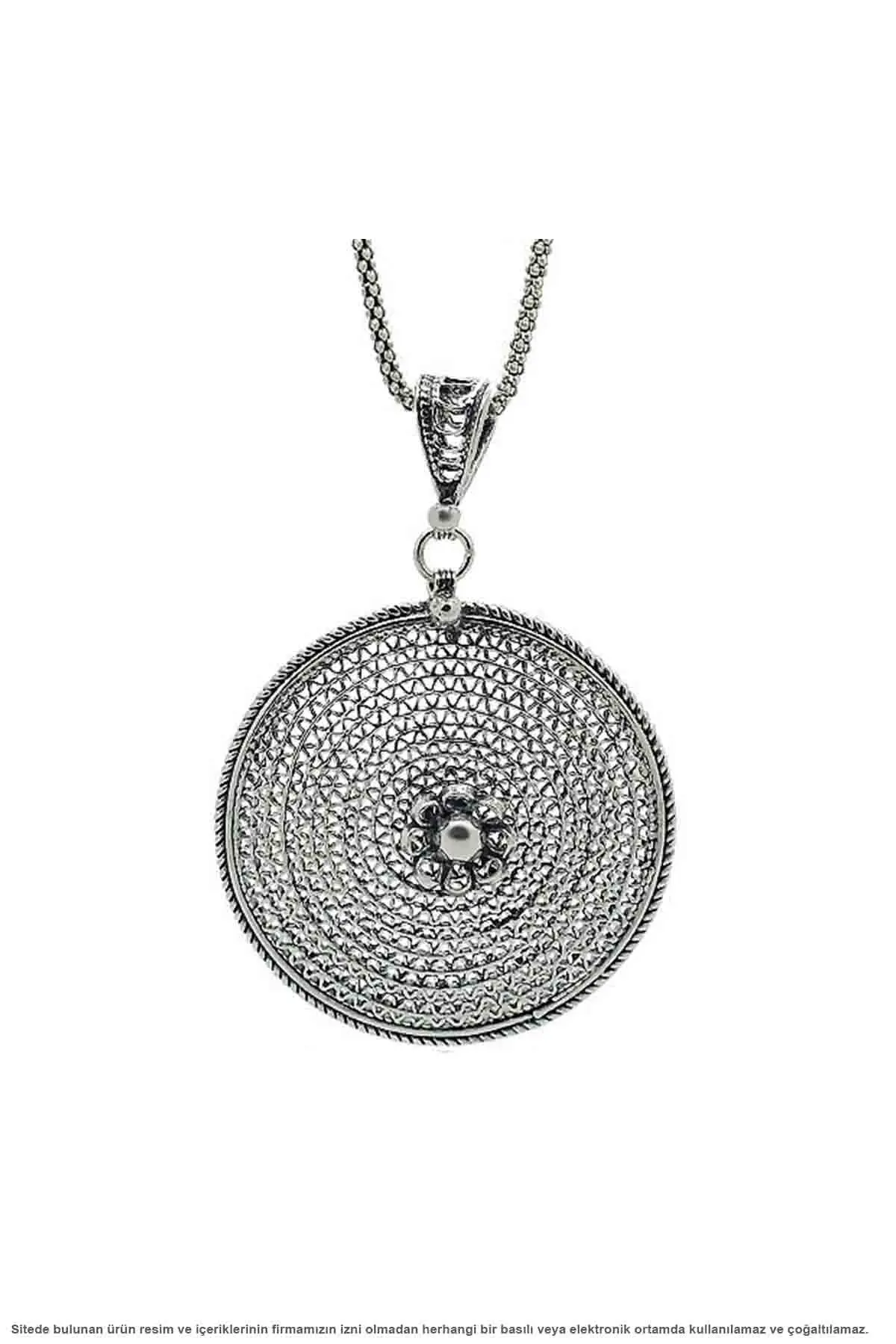 

Midyat Silver Filigree Hand Job Triple Set Jewelry