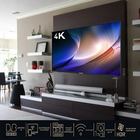 SMART TV Ultra HD 4K 43" BAFF 43 4KTV-ATSr