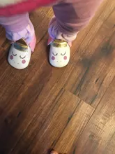 Zapatos antideslizantes con dibujos de princesa para bebés, suelas blandas de piel para primeros pasos, bonitos unicornios, de 0 a 18M