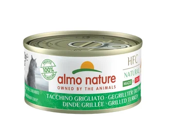 

Almo nature canned food for cats Italian recipes: "Turkey Grill" 0,07 kg x 24 PCs