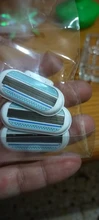Cabezales de afeitado de 3 cuchillas, máquina de afeitar para el cuidado de la piel, recortador de pelo corporal reemplazable, accesorios de depilación, 4 unids/lote