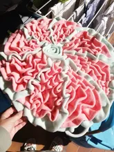 Colchoneta de Snuffle para perros, juguetes de puzle que aumentan el IQ, alimentador de dispensar lento, adiestramiento de cachorros Gato esterilla, juegos de alimentación, juguete de inteligencia alimentaria