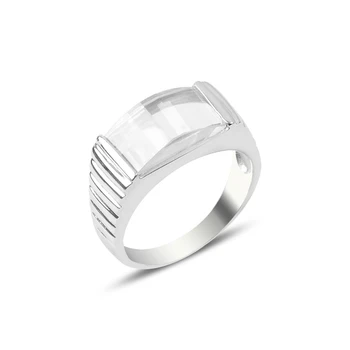 

Silver 925 Sterling Zircon Stone Ring