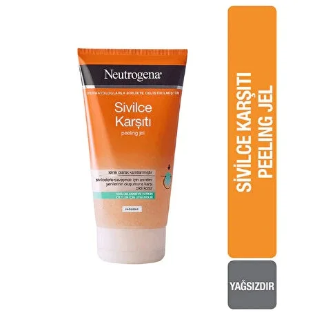 Пилинг Neutrogena Anti-гель от угрей заметно прозрачный 150 мл средство для ухода за