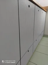 Self-Adhesive Wallpaper Door-Wardrobe Cabinets Wood-Grain Kitchen PVC Shelf Liner Waterproof