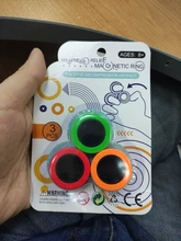 Anti-estrés anillos magnéticos Fidget abrir juguete RingTools niños magnético anillo de dedo anillo de Spinner para adultos juguetes de la descompresión